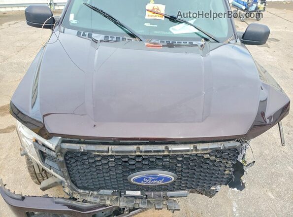 1FTEX1CP6JKE63542 2018 FORD F150 Burgundy Rear interior view