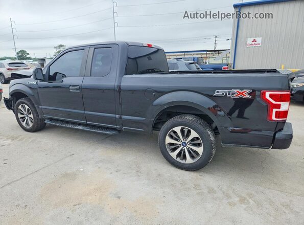 1FTEX1CP6KKC81910 2019 FORD F150 Black Trasero izquierdo