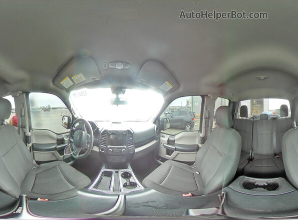 1FTEX1CP6KKC81910 2019 FORD F150 Black Vista de la etiqueta del VIN