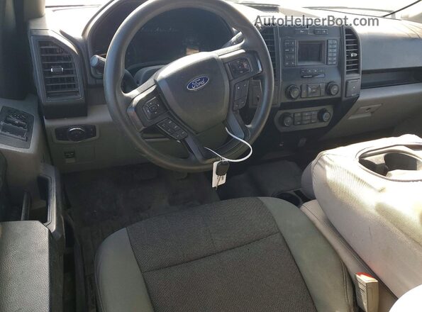 1FTEX1CP6KKE83243 2019 FORD F150 Blue Вид панелі приладів