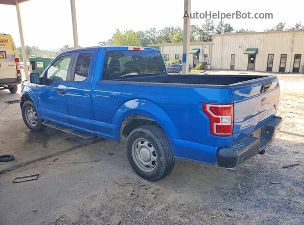 1FTEX1CP6KKE83243 2019 FORD F150 Blue Задня ліва чверть