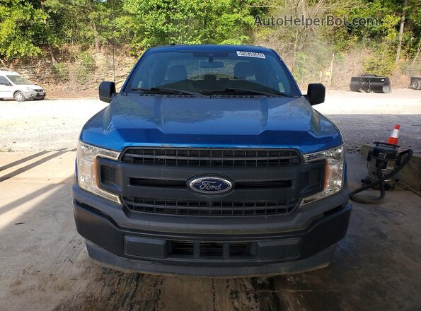 1FTEX1CP6KKE83243 2019 FORD F150 Blue Вид спереду