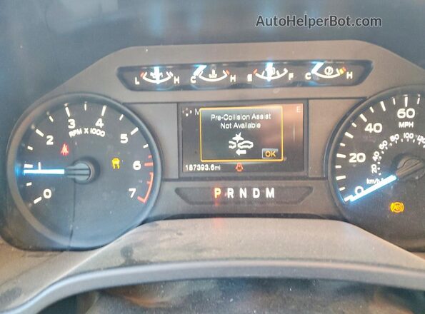 1FTEX1CP6KKE83243 2019 FORD F150 Blue Вид щитка приладів