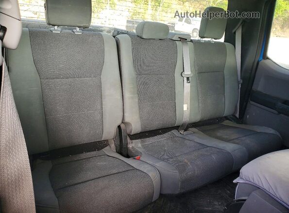 1FTEX1CP6KKE83243 2019 FORD F150 Blue Вид задніх сидінь