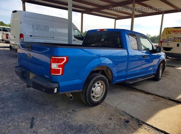 1FTEX1CP6KKE83243 2019 FORD F150 Blue Задня права чверть