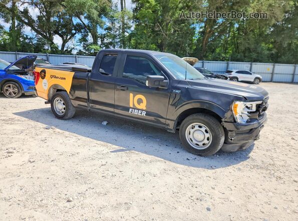 1FTEX1CP6NKD93398 2022 FORD F150 Black Առջևի աջ