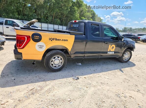1FTEX1CP6NKD93398 2022 FORD F150 Black Հետևի աջ