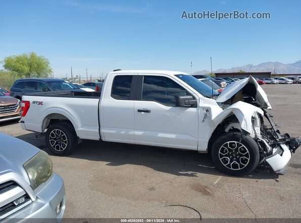1FTEX1CP6PKE66949 2023 FORD F150 White Սալոնի հետևի տեսք