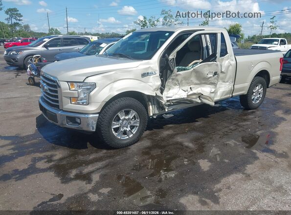 1FTEX1CP7HFB62488 2017 FORD F150 Золотой Передняя левая четверть