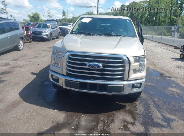 1FTEX1CP7HFB62488 2017 FORD F150 Золотой Вид щитка приборов