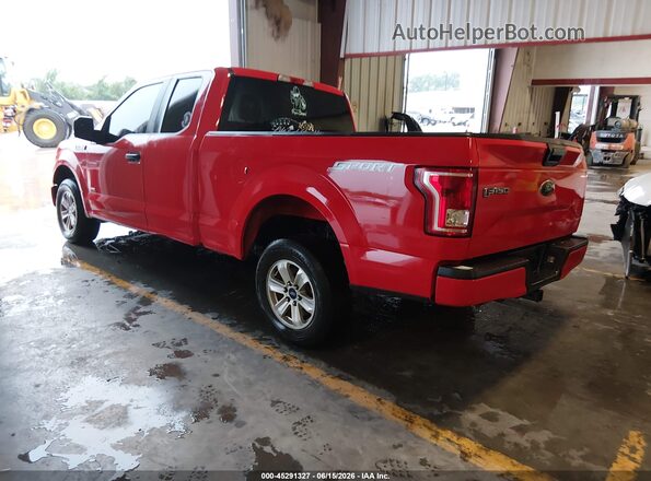 1FTEX1CP7HKC09137 2017 FORD F150 Red Հետևի ձախ
