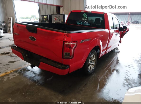 1FTEX1CP7HKC09137 2017 FORD F150 Red Հետևի աջ