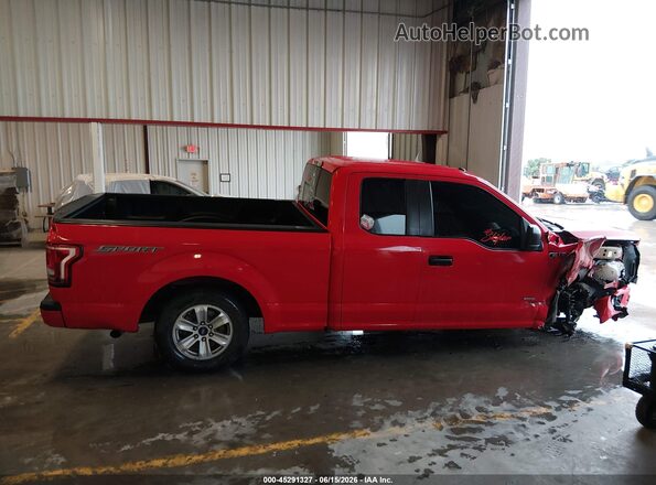 1FTEX1CP7HKC09137 2017 FORD F150 Red Սալոնի 360 աստիճան տեսք
