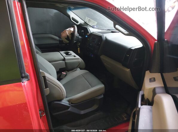 1FTEX1CP7HKC09137 2017 FORD F150 Red Սալոնի դիմացի տեսք