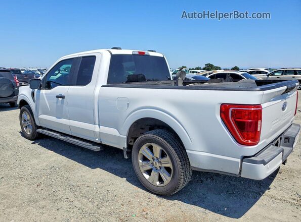 1FTEX1CP7MFB43434 2021 FORD F150 White 