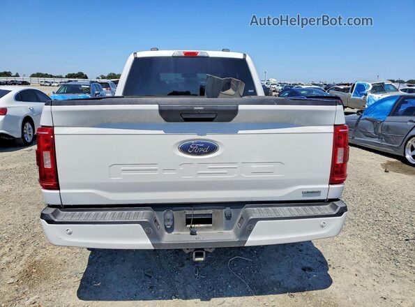 1FTEX1CP7MFB43434 2021 FORD F150 White 