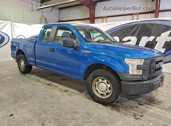 1FTEX1CP8GKE77516 2016 FORD F150 Blue 