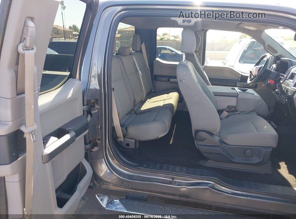 1FTEX1CP8GKF20509 2016 FORD F150 Gray VIN sticker view