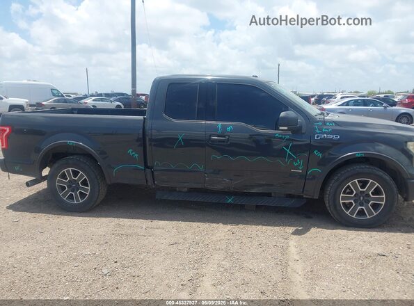 1FTEX1CP8GKF32868 2016 FORD F150 Gray Սալոնի հետևի տեսք