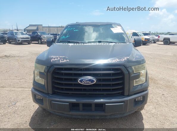 1FTEX1CP8GKF32868 2016 FORD F150 Gray Սարքավորումների վահանակի տեսք