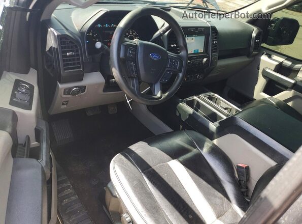 1FTEX1CP8KKC18551 2019 FORD F150 Gray წინა პანელის ხედი
