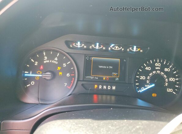 1FTEX1CP8KKC18551 2019 FORD F150 Gray ხელსაწყოთა პანელის ხედი