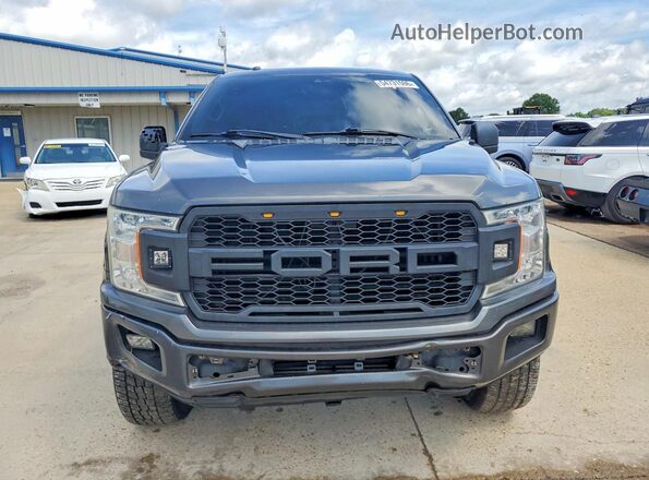 1FTEX1CP8KKC18551 2019 FORD F150 Gray წინა ხედი