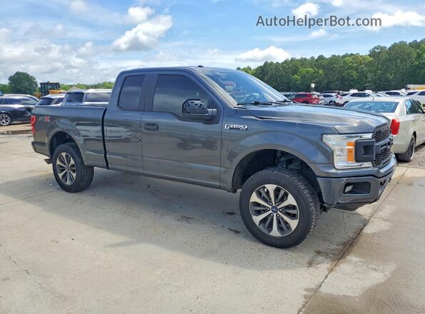 1FTEX1CP8KKC18551 2019 FORD F150 Gray წინა მარჯვენა