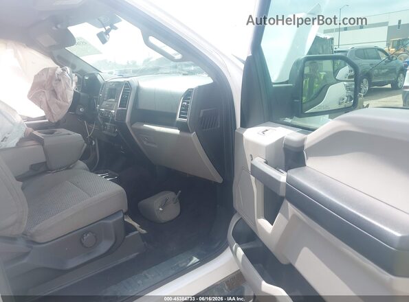 1FTEX1CP9GKF09499 2016 FORD F150 White Вид салону спереду