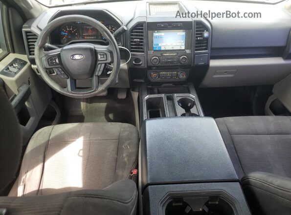1FTEX1CP9HFB06259 2017 FORD F150 Gray Vista del salpicadero