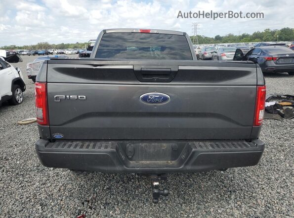1FTEX1CP9HFB06259 2017 FORD F150 Gray Vista trasera