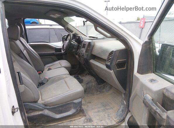 1FTEX1E51KKE96767 2019 FORD F150 White Widok wnętrza z przodu