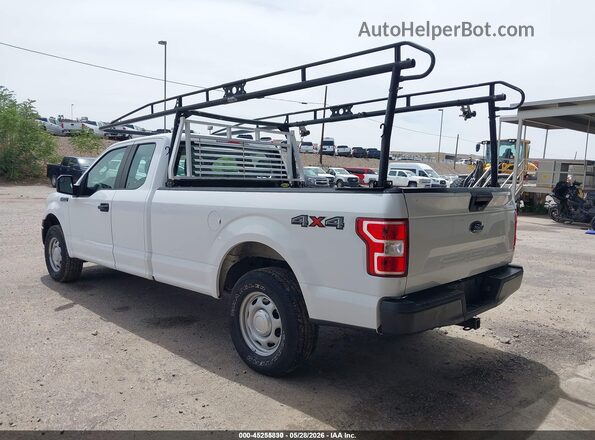 1FTEX1E56JKE67649 2018 FORD F150 White Trasero izquierdo