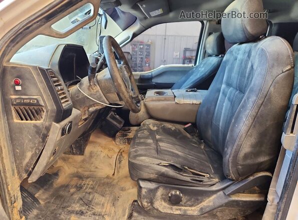 1FTEX1E56KKD84594 2019 FORD F150 Белый Вид салона спереди