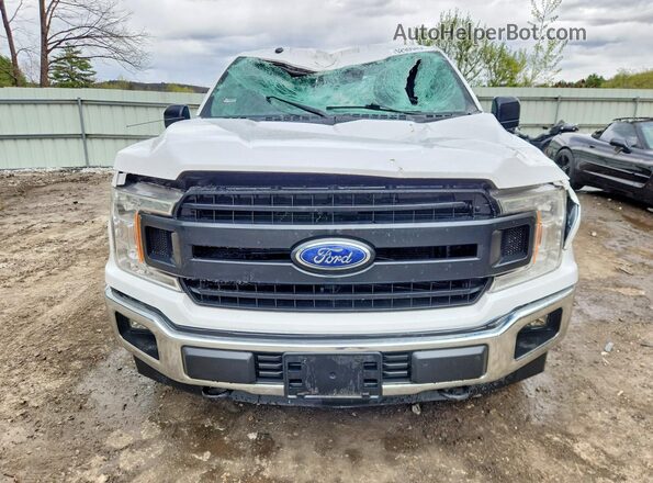 1FTEX1E57JKC97639 2018 FORD F150 White Front view