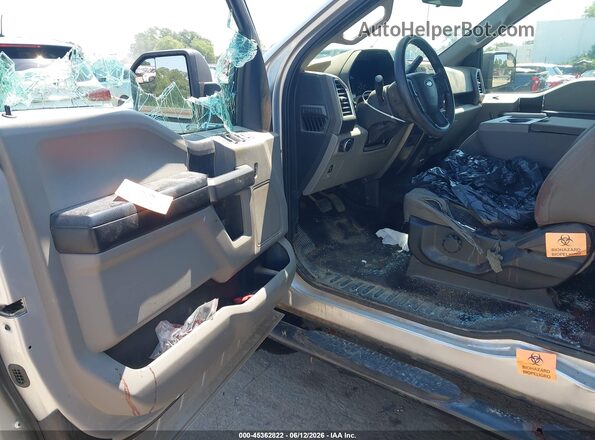 1FTEX1E81GFD59662 2016 FORD F150 Серебряный Вид задней части салона