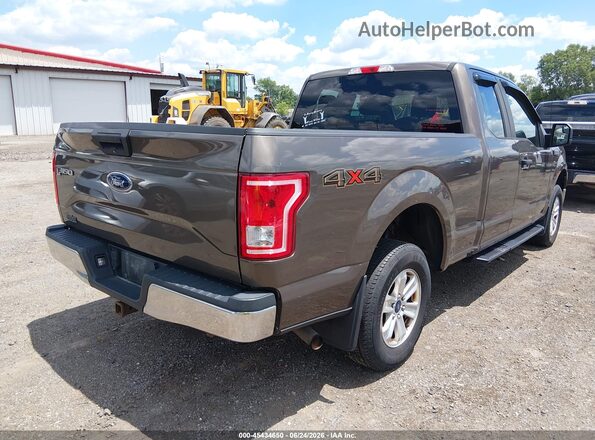 1FTEX1E8XHFA15393 2017 FORD F150 Brown Rear right