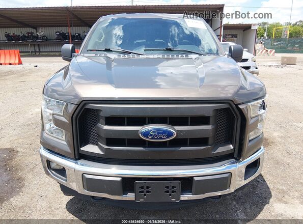 1FTEX1E8XHFA15393 2017 FORD F150 Brown Rear interior view