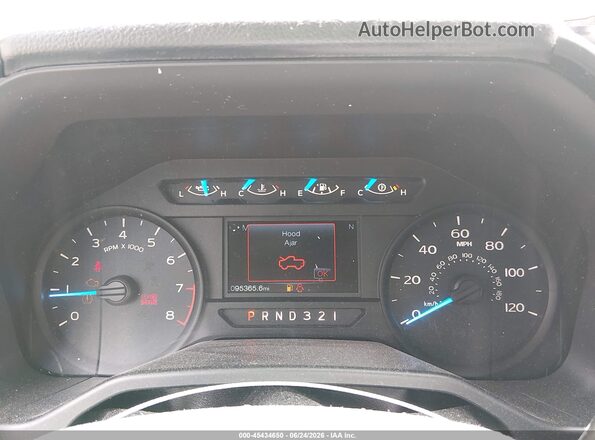 1FTEX1E8XHFA15393 2017 FORD F150 Brown Rear seats view