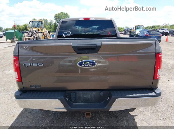 1FTEX1E8XHFA15393 2017 FORD F150 Brown 