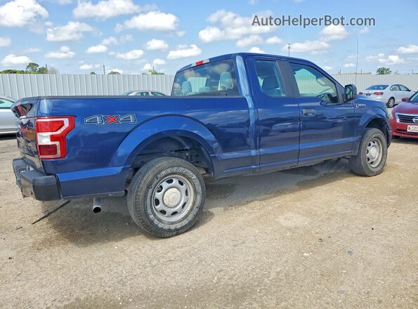 1FTEX1EB0KKD51872 2019 FORD F150 Blue 