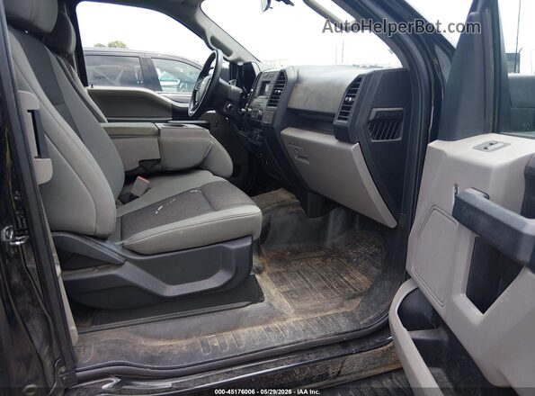 1FTEX1EB0LFC24274 2020 FORD F150 Черный Вид салона спереди