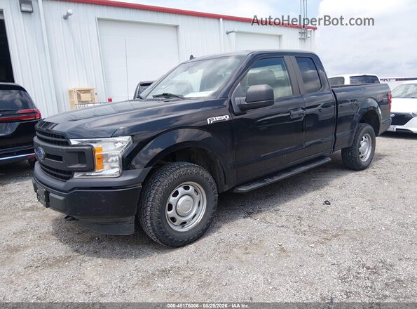 1FTEX1EB0LFC24274 2020 FORD F150 Черный Передняя левая четверть