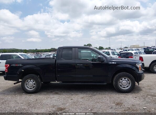 1FTEX1EB0LFC24274 2020 FORD F150 Черный Вид задней части салона