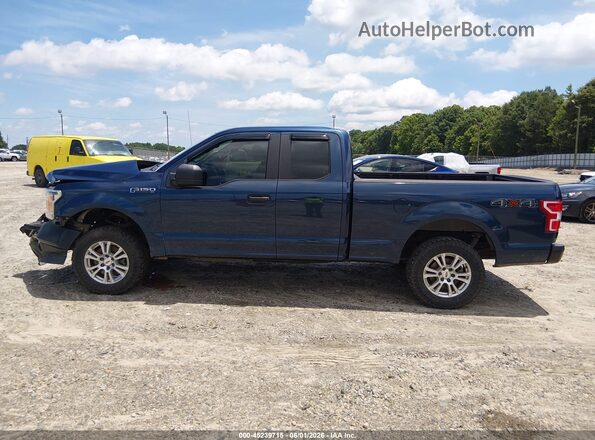1FTEX1EB1JFC26290 2018 FORD F150 Blue 