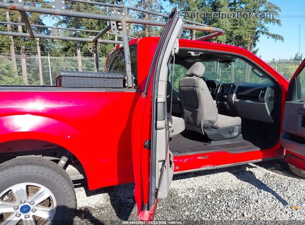 1FTEX1EB1KKE16051 2019 FORD F150 Red Вид наклейки з VIN-кодом