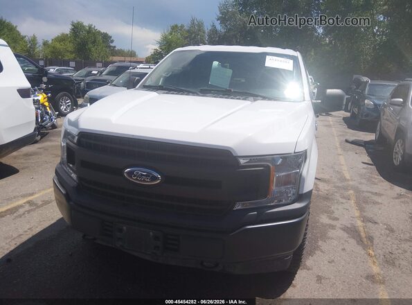 1FTEX1EB2JKE96670 2018 FORD F150 White ხელსაწყოთა პანელის ხედი