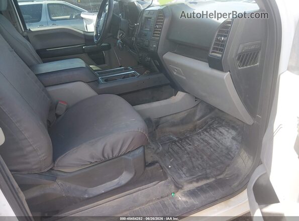 1FTEX1EB2JKE96670 2018 FORD F150 White წინა სალონის ხედი