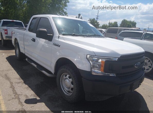 1FTEX1EB2JKE96670 2018 FORD F150 White უკანა სალონის ხედი