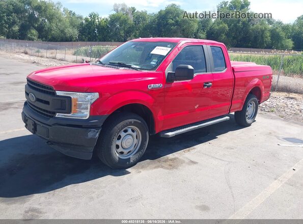 1FTEX1EB2KKD76921 2019 FORD F150 Красный Передняя левая четверть